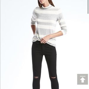 Banana Republic Shadow Stretch-Modal Turtleneck